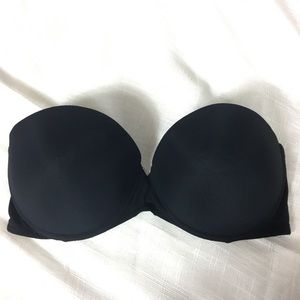 Calvin Klein Strapless Bra Black Perfectly Fit 36D